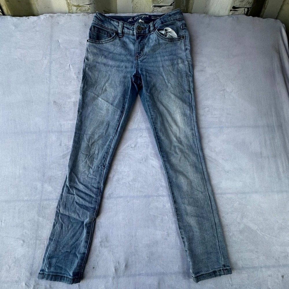 Cat & Jack Ultimate Stretch Skinny Fit Jeans Womens 10 Blue Denim Casual Travel